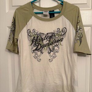 Harley Davidson Eagle Wear Ladies Pullover top